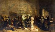 Gustave Courbet The Artists Studio oil painting artist
